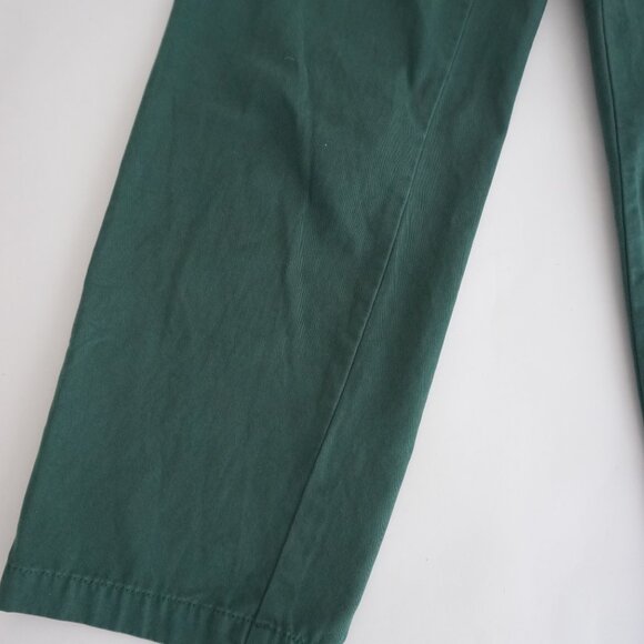 Aritzia Sunday Best Green High Rise Straight Leg 100% Cotton Chino Style Pants 4 - Picture 5 of 13
